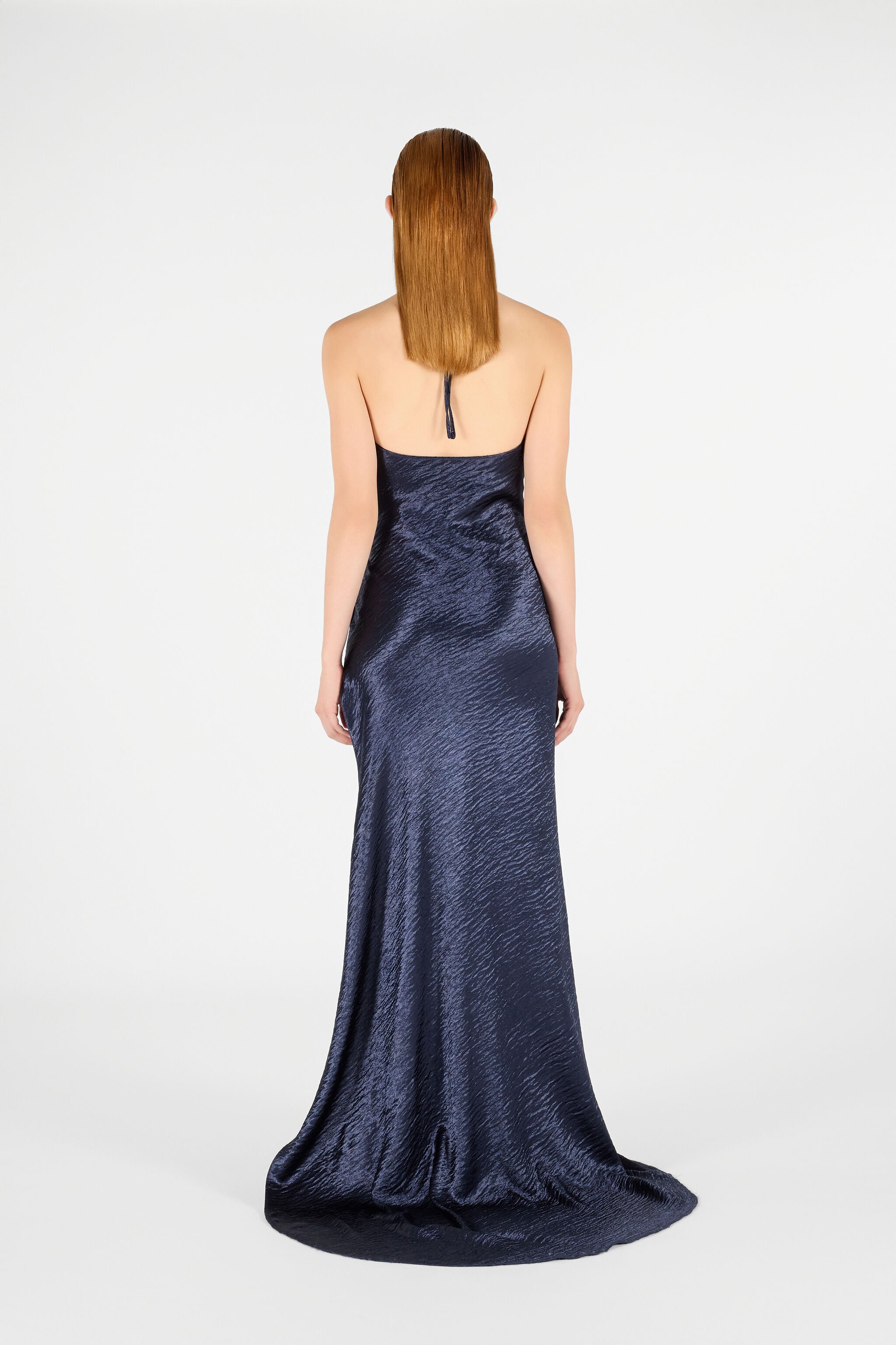 RC Long Dress with Cowl Neck Dark blue UWT125-TO009