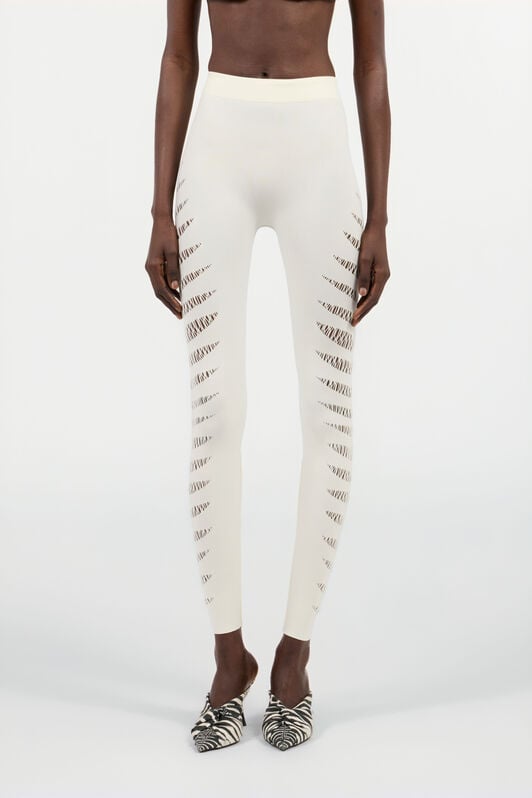 RC Leggings Blancos con Aberturas RC Leggings Blancos con Aberturas Marfil UKT230-MA001