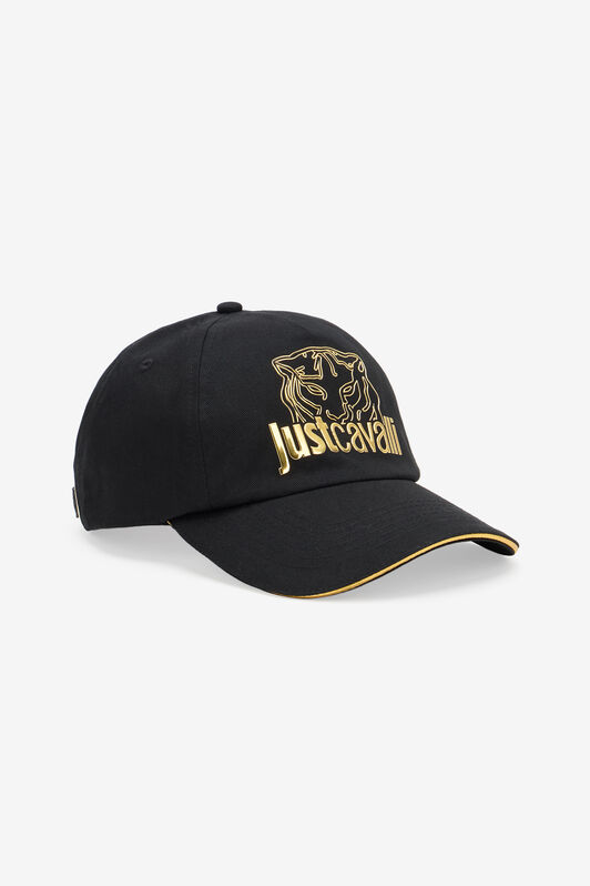 JC Black Cotton Hat BLACK+GOLD FERRAGNI RRA013-RR059