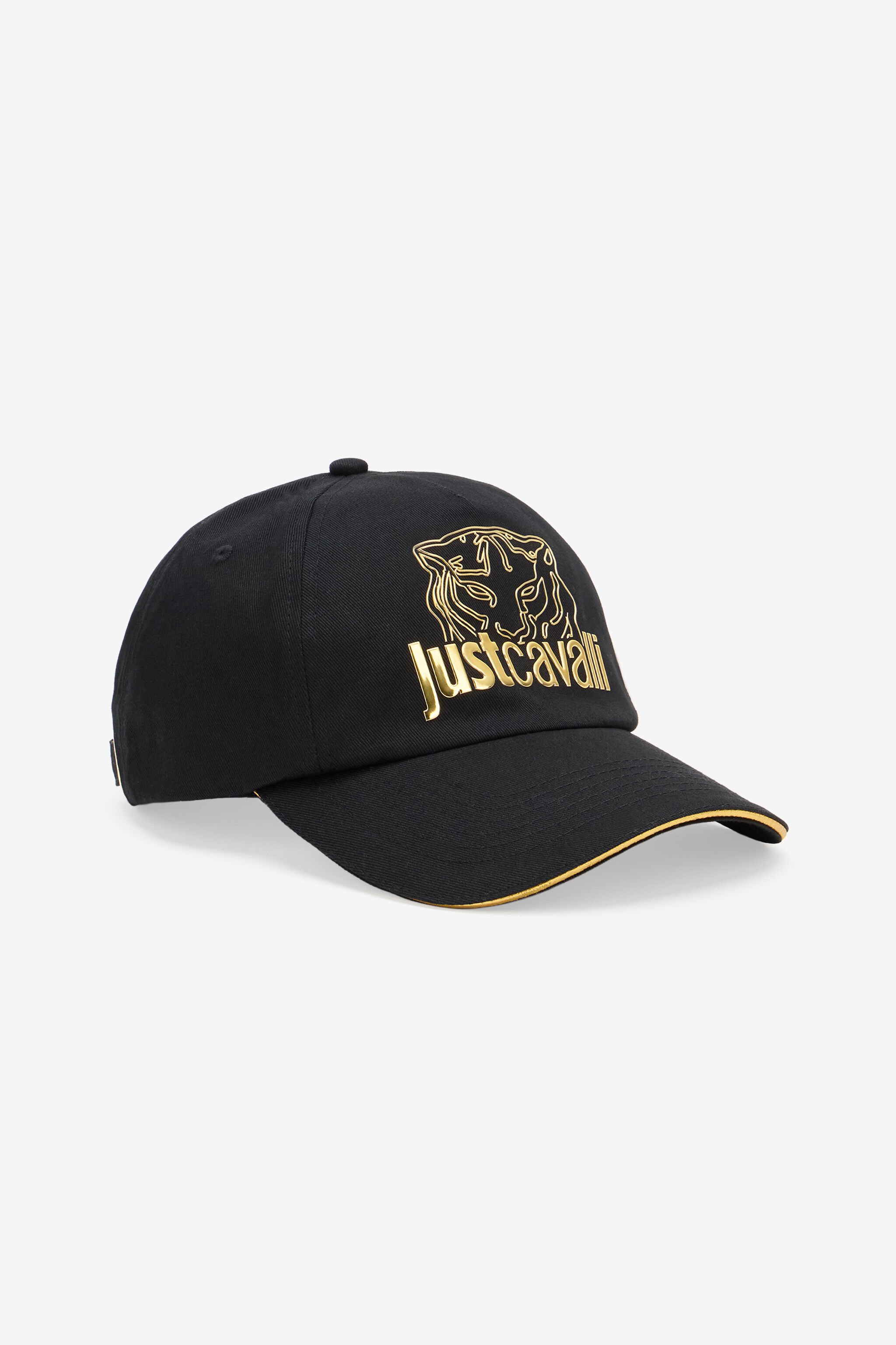 JC Black Cotton Hat BLACK+GOLD FERRAGNI RRA013-RR059