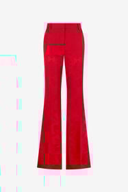 ${brand} Pantaloni Rosso Scuro Con Motivo Drago ${colorDescription} ${masterID}