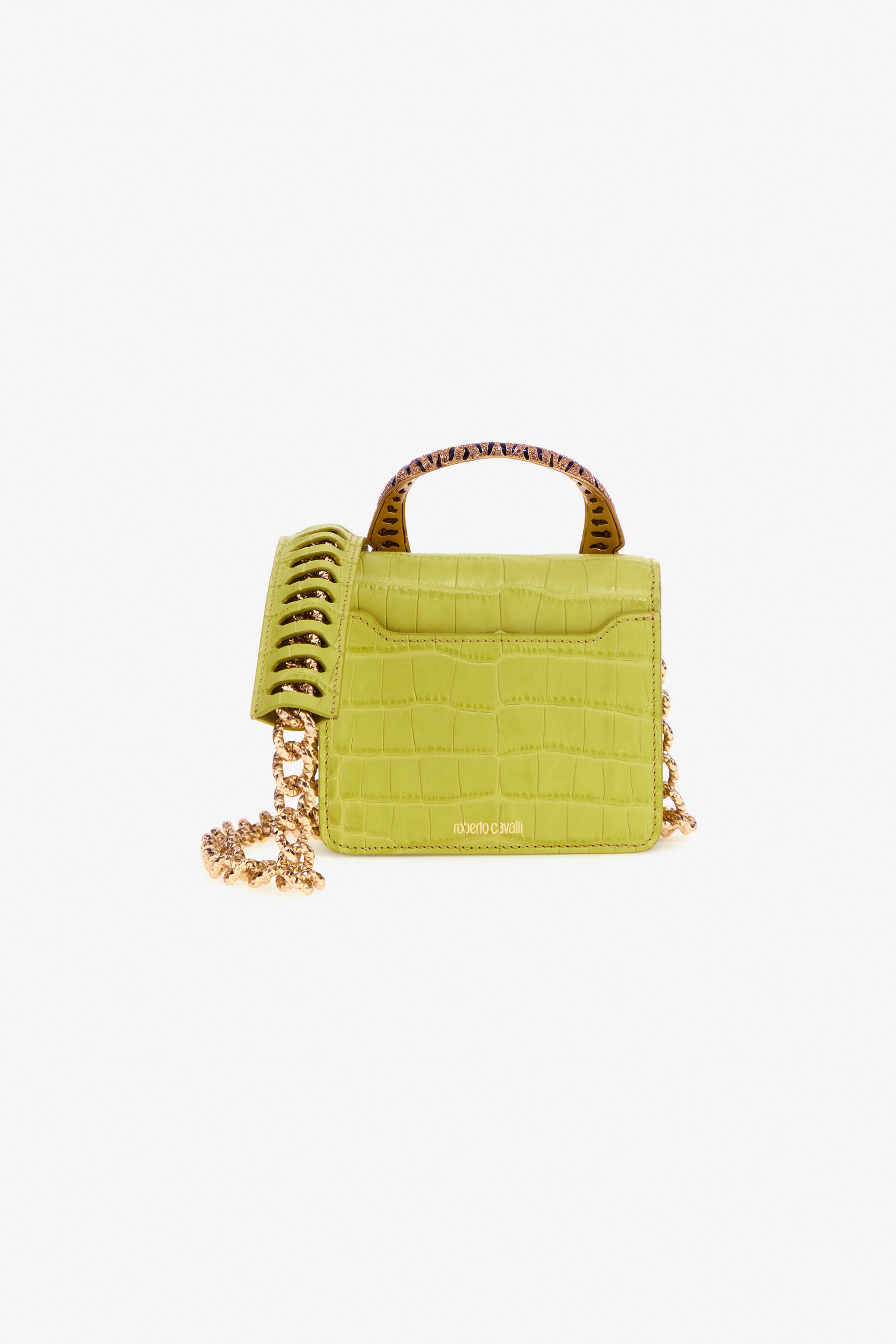 Small Roar Bag in Light green for Women Roberto Cavalli
