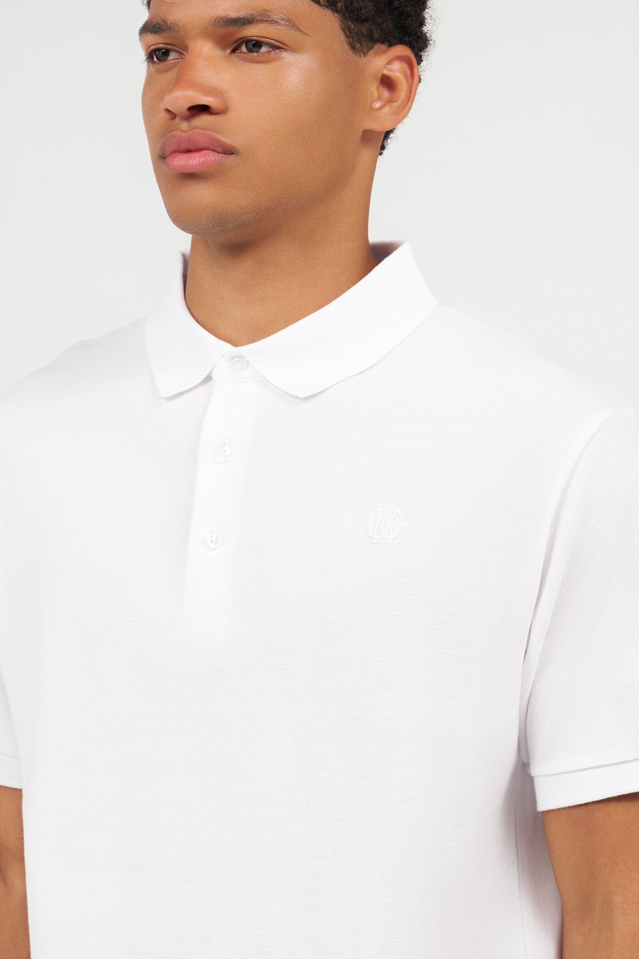 RC Polo Blanco con Monogram RC RC Polo Blanco con Monogram RC WHITE QOT65A-KB001