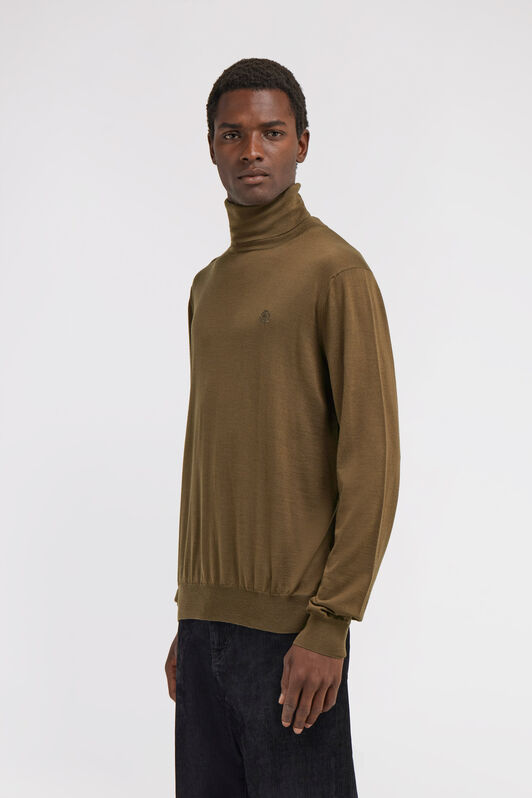 RC Regular Turtleneck Sweater Brown SRM621-MA006