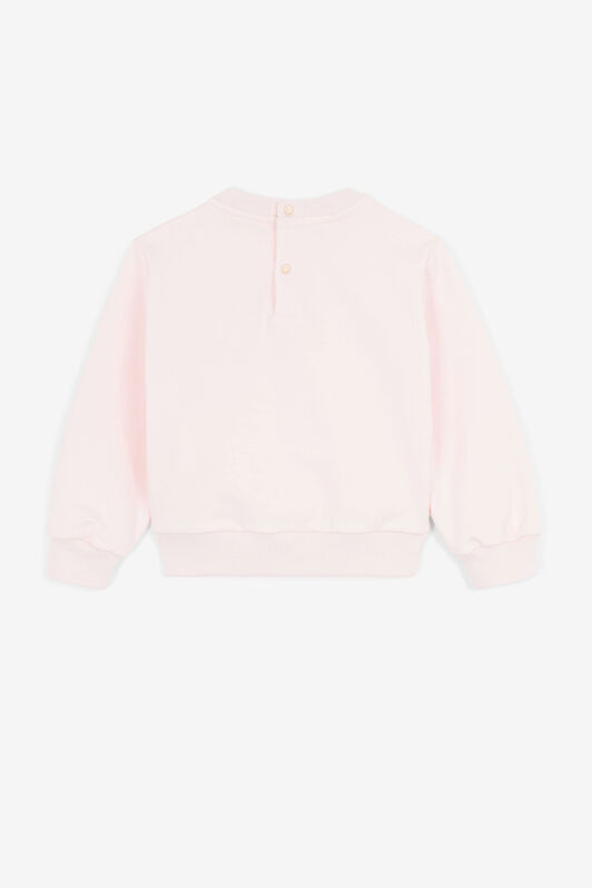 JU Sudadera con cangrejo estampado Rosa QJT940-CF050