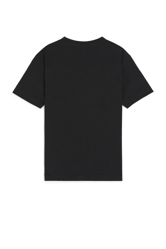 JU T-shirt à logo et lion BLACK KJT678-JV025