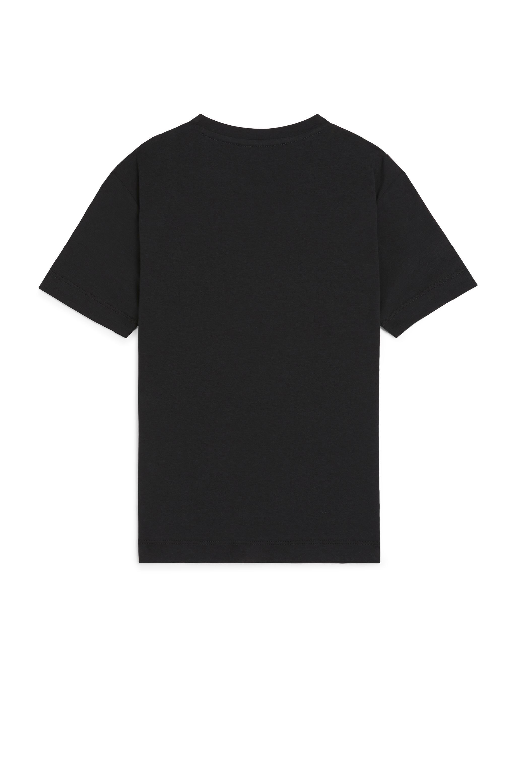 JU T-shirt à logo et lion BLACK KJT678-JV025