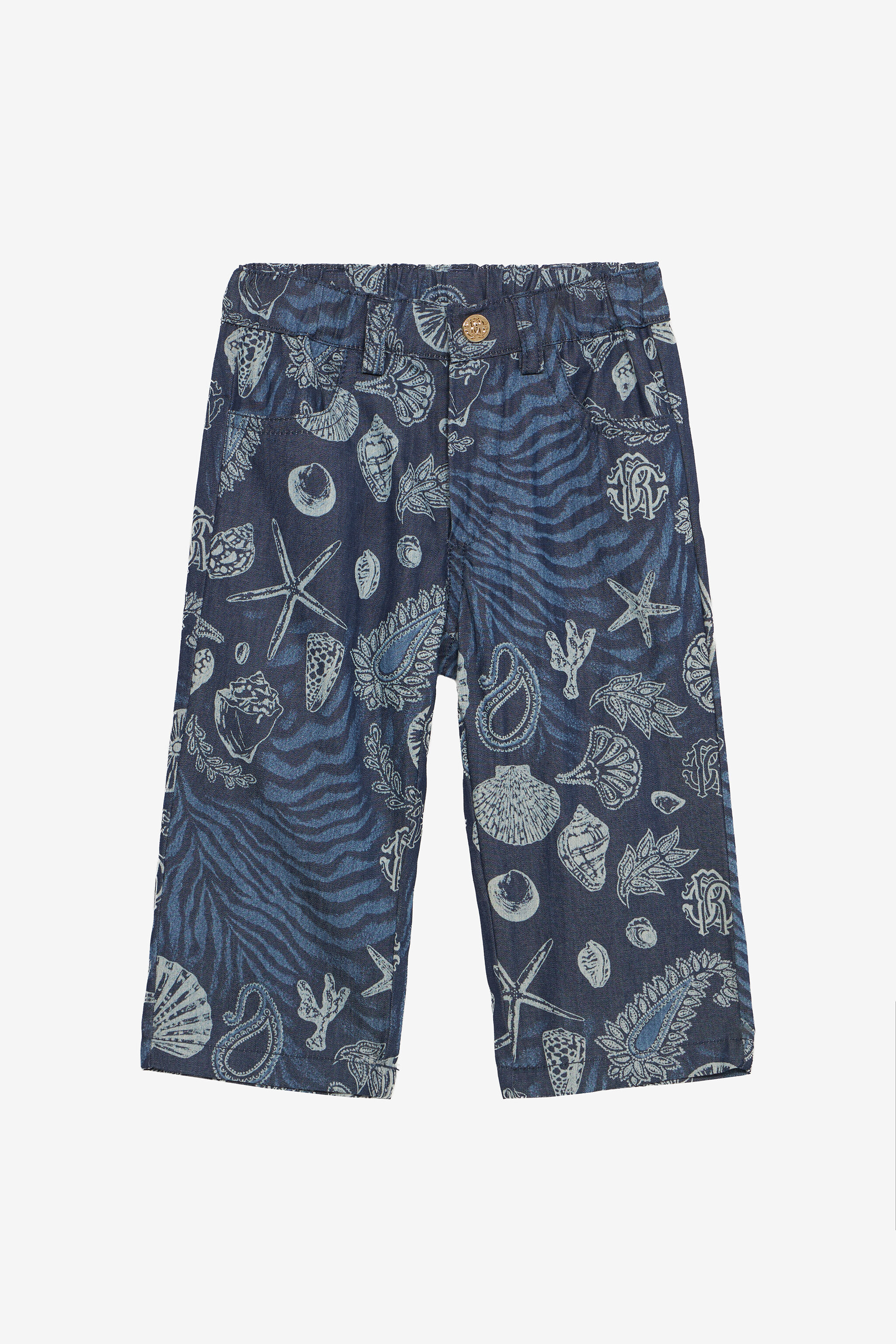 JU Bermuda Stampa Marina Blu scuro UJJ200-DYO39