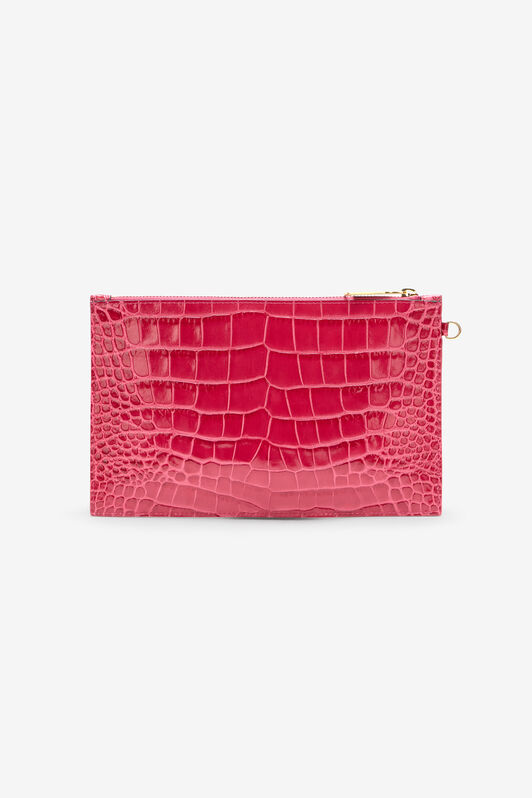 RC Flat Pouch in Crocodile-Effect RC Flat Pouch in Crocodile-Effect Fuchsia VKA005-PZ975