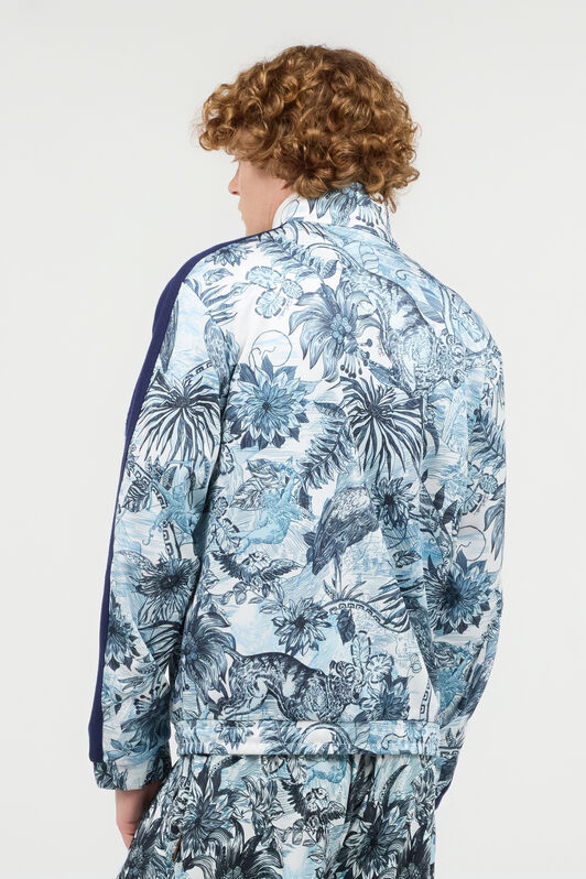 JC Sweatshirt With Jungle Print Light blue UFT071-UF091