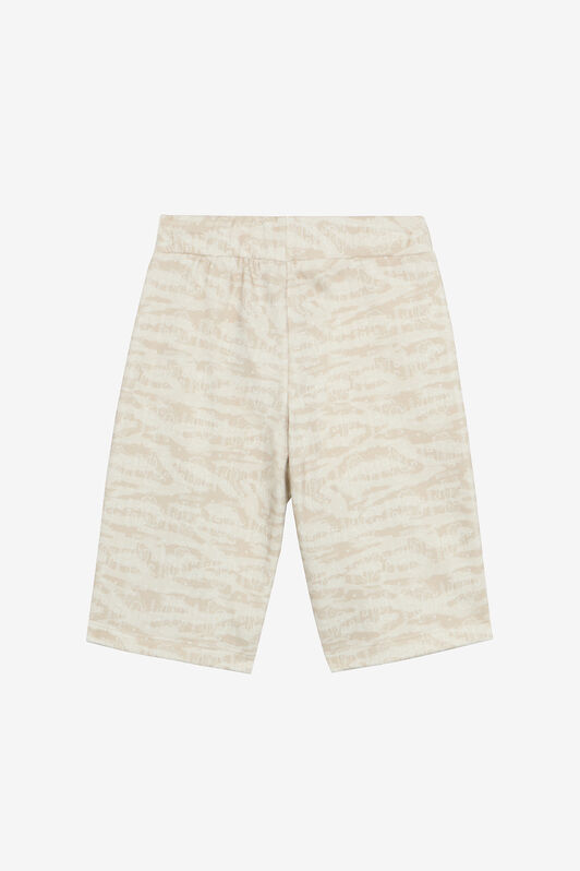 JU Bermuda Sportivi Stampa Tiger Skin Avorio UJT25E-5OO44