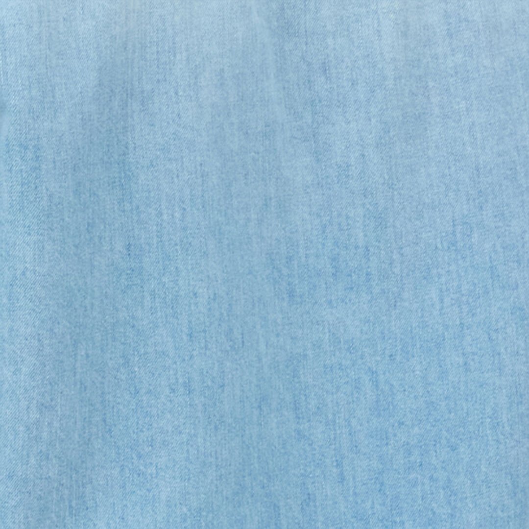 RC Denim Shirt With Mirror Snake Monogram Light blue URJ728-DL006