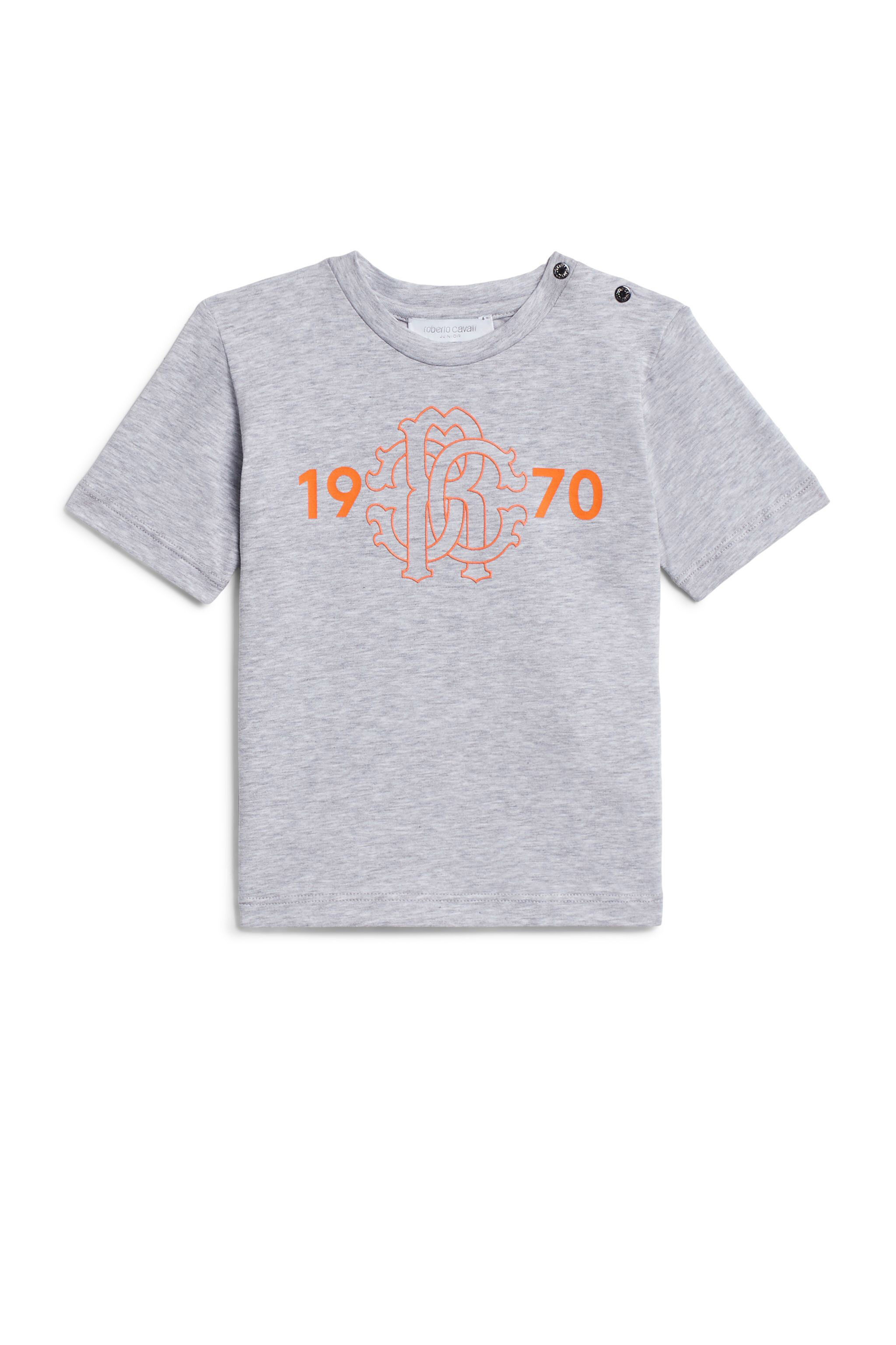 JU Grey RC logo T-shirt GREY MELANGE IJT670-JV025