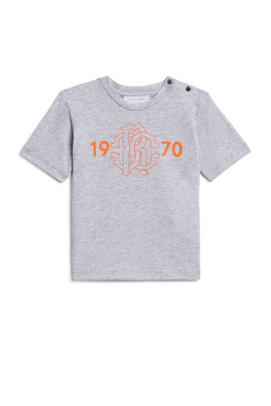 JU Grey RC logo T-shirt JU Grey RC logo T-shirt GREY MELANGE IJT670-JV025