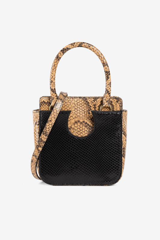 RC Snakeskin-effect tote bag NOCCIOLA QKB005-PZ181