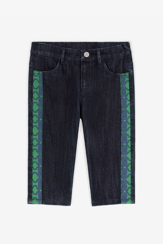 JU RC Monogram Jeans Dark blue RJJ203-DS015