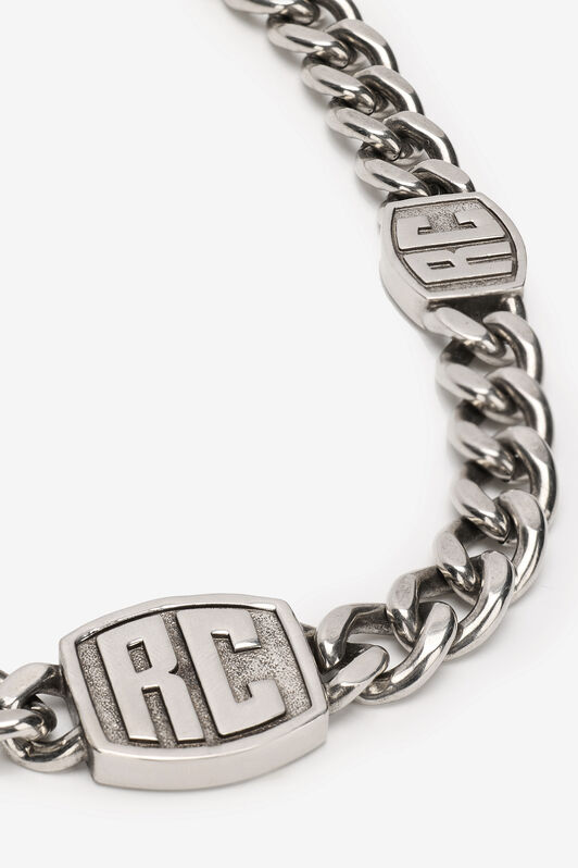 RC Chain Necklace with RC Monogram Silver VRG003-AM258