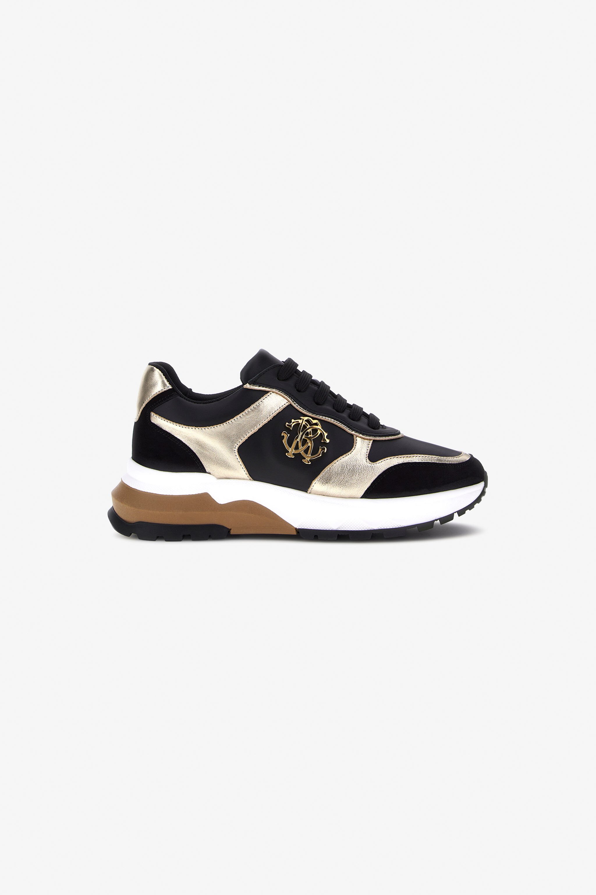 RC RC logo sneakers Black/gold NOS00D-PNO01