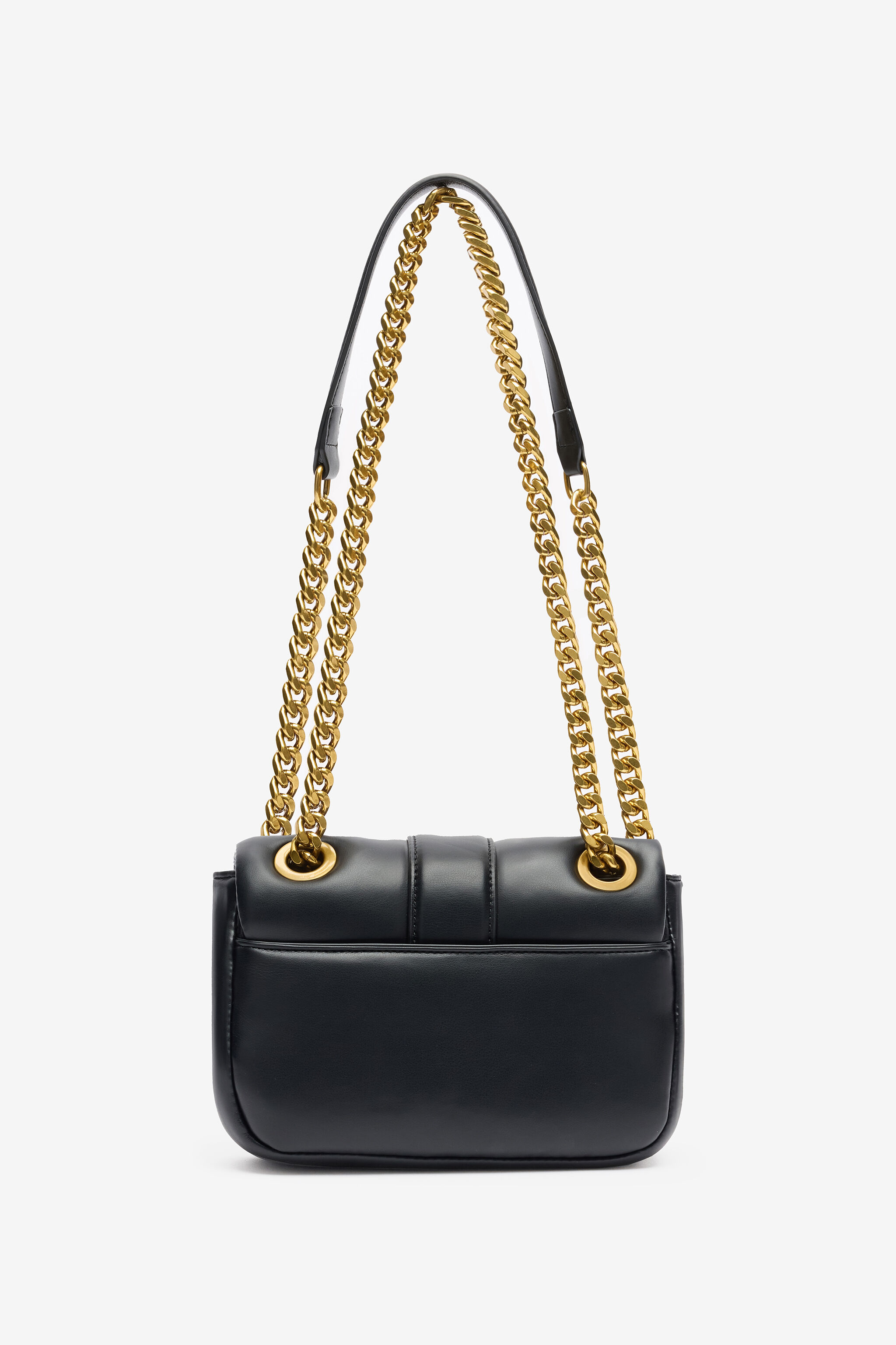 JC Bolso Con Asa De Cadena Y Mirror Snake Negro TFB052-TF417