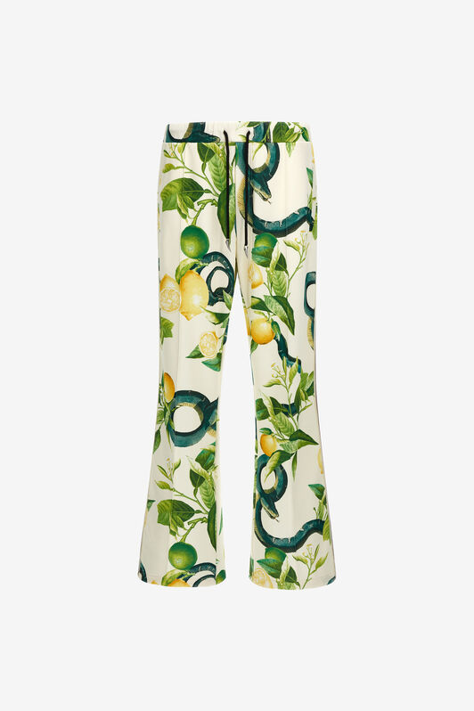RC Lemon print trousers Ivory SRT25E-2OH41
