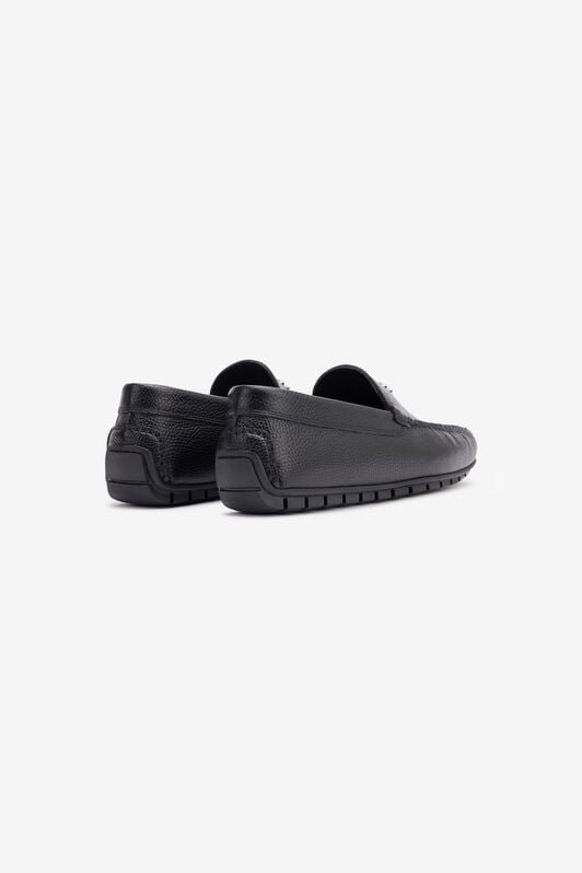 RC Hammered Effect Loafers with RC Monogram RC Hammered Effect Loafers with RC Monogram Negro POS00G-PI001