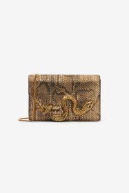 ${brand} Tasche mit goldenem Python-Muster und Schlangenmotiv ${colorDescription} ${masterID}