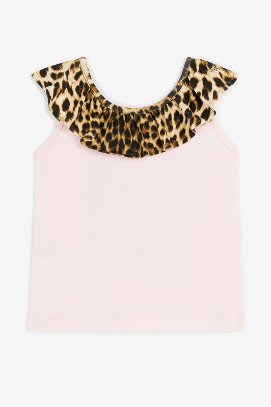 JU Jaguar-Print Logo Top Pink OJT670-ISA2J