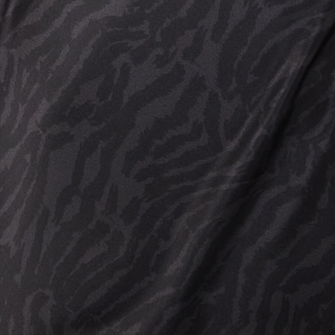 RC Abito In Seta Con Motivo Tiger Skin BLACK POT10A-2NQ88