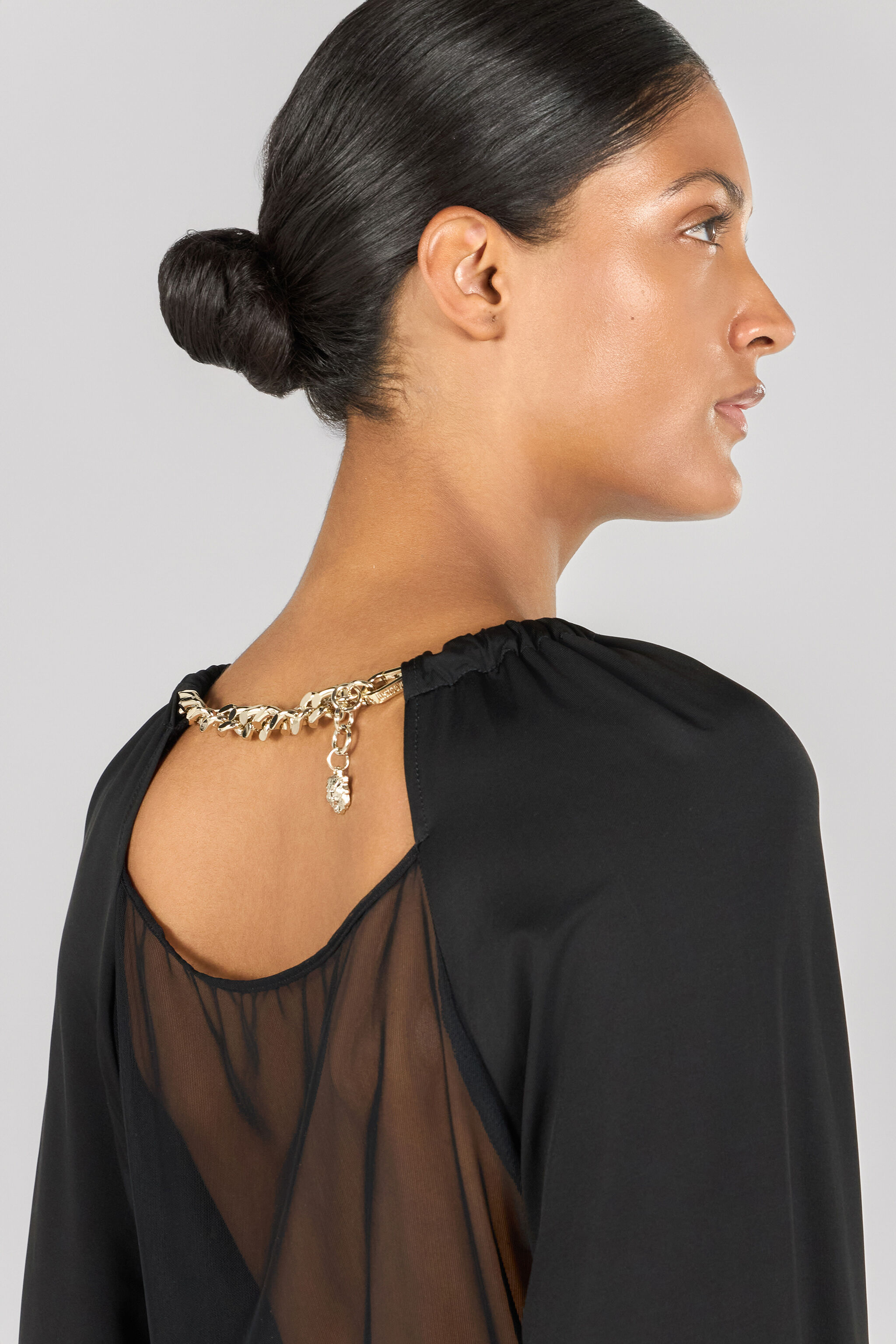 JC Women long-sleeve t-shirt BLACK RKT879-RK385