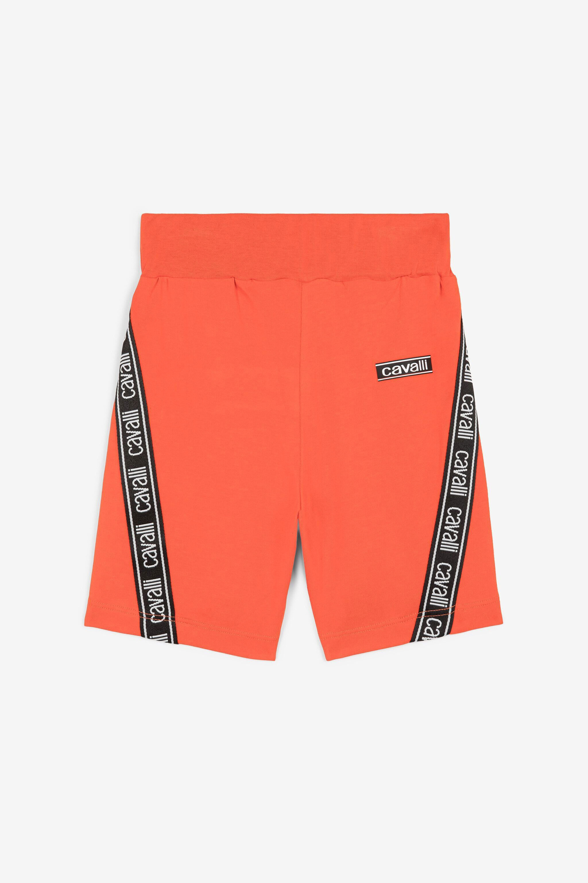 JU Joggingshorts mit Logo-Patch Orange OJT221-ISA2J
