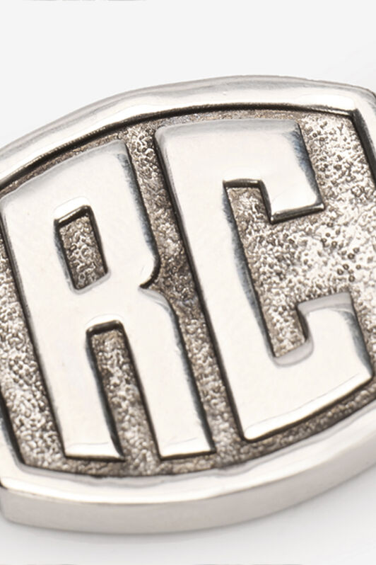 RC Chain Necklace with RC Monogram Silver VRG003-AM258
