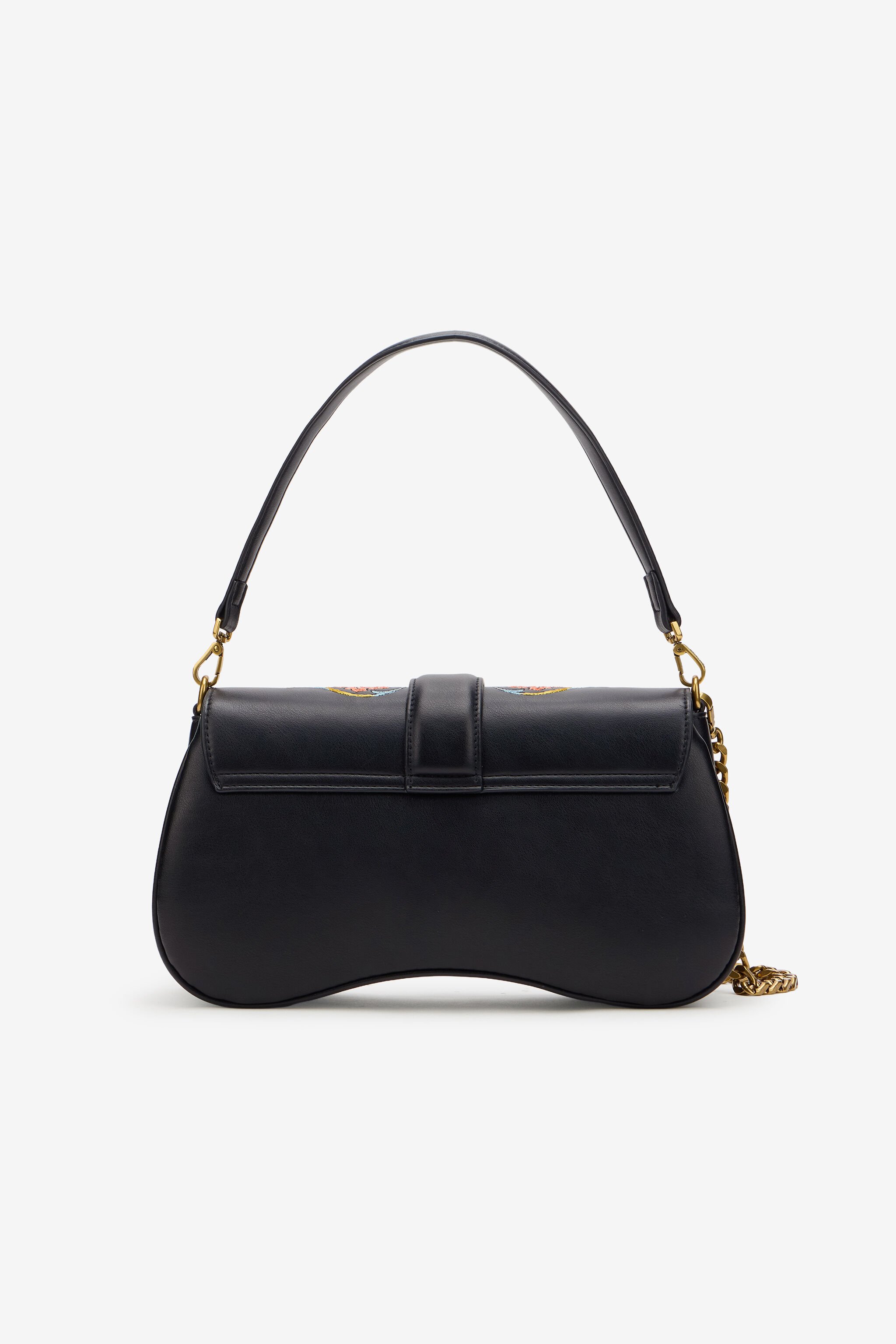 JC Persian Tarot Embroidered Shoulder Bag BLACK WFB025-WF355