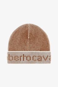 ${brand} Cotton and Wool Blend Beanie with Logo ${colorDescription} ${masterID}