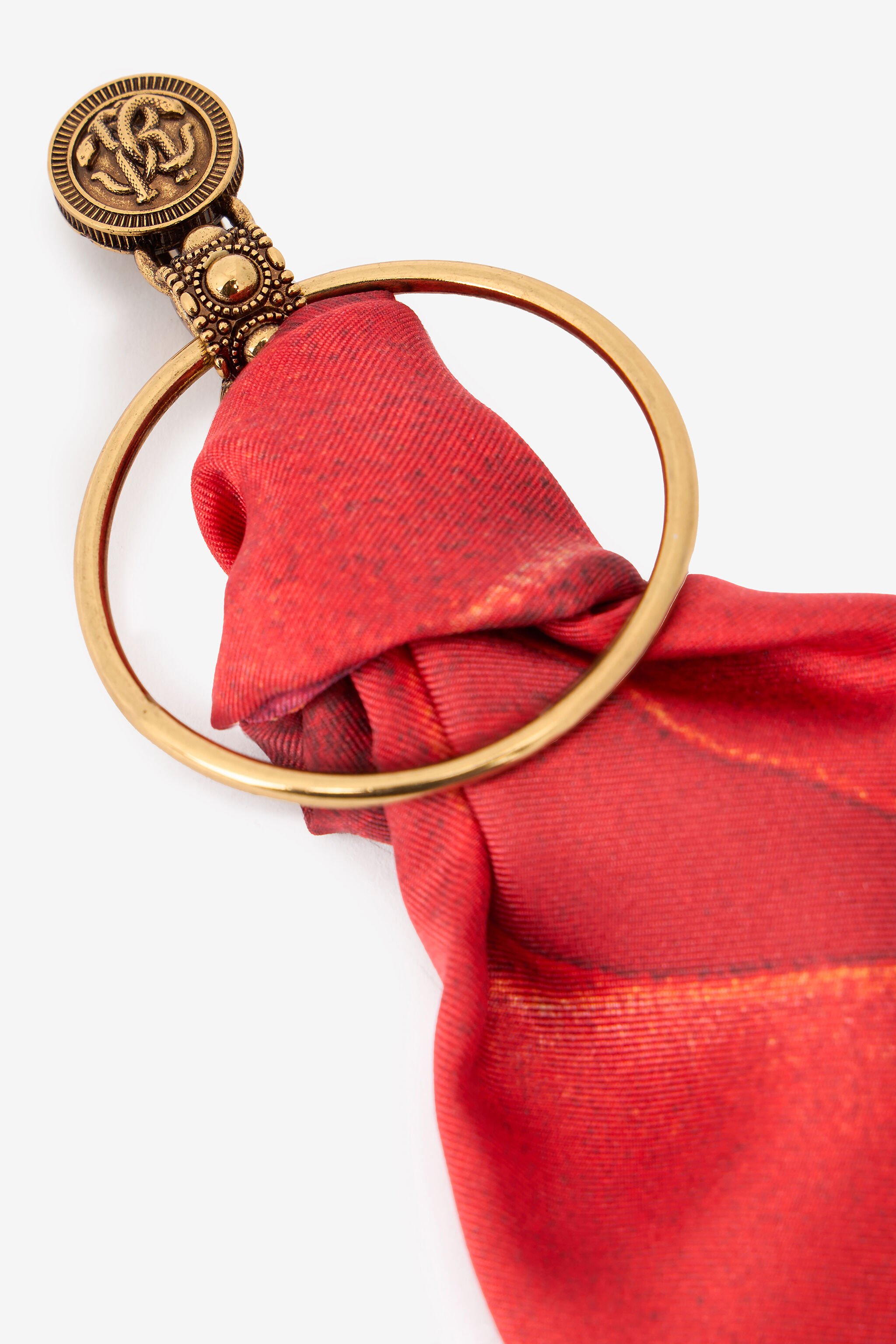 RC Bandana Print Ohrringe RC Bandana Print Ohrringe Rot TKG001-AM019