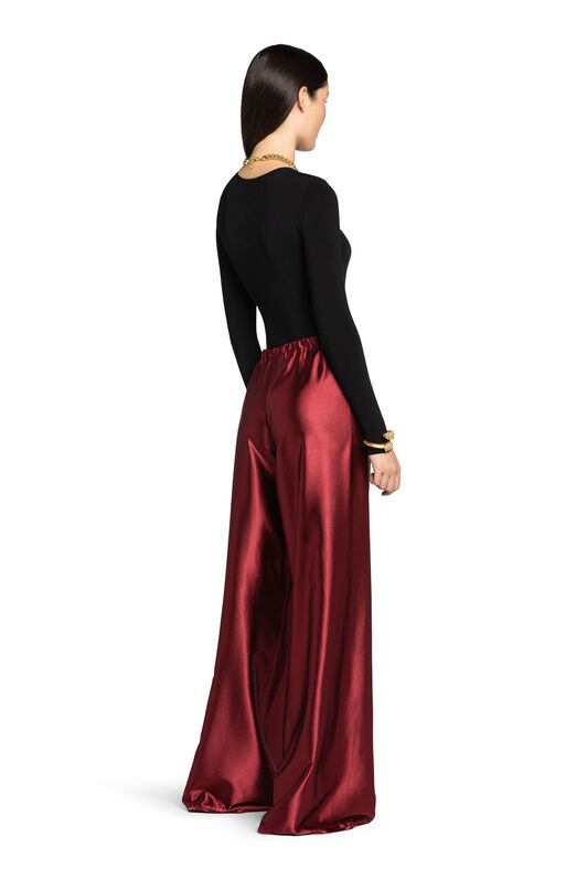 RC Wide-Leg Trousers Dunkelrot FST201-RD036
