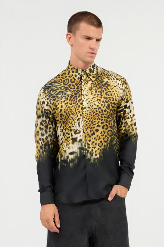 RC Jaguar Skin print shirt Light Brown SRT714-4QL49