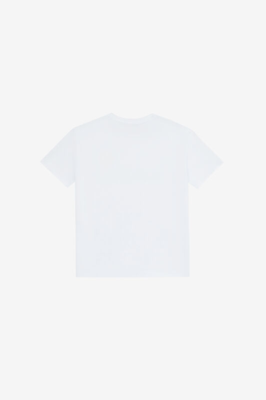 JU T-Shirt Con Lettering E Patch Bianco UJT60L-JD001