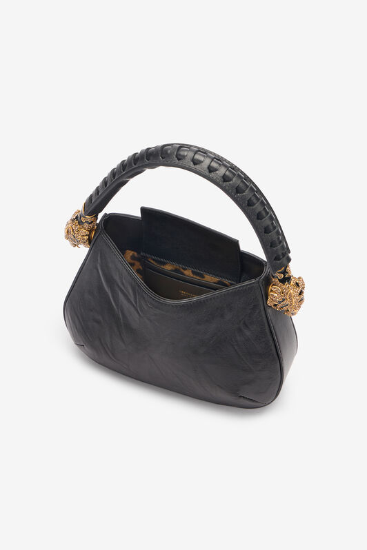 RC Leather Hobo Roar Bag Black TWB002-PNE01