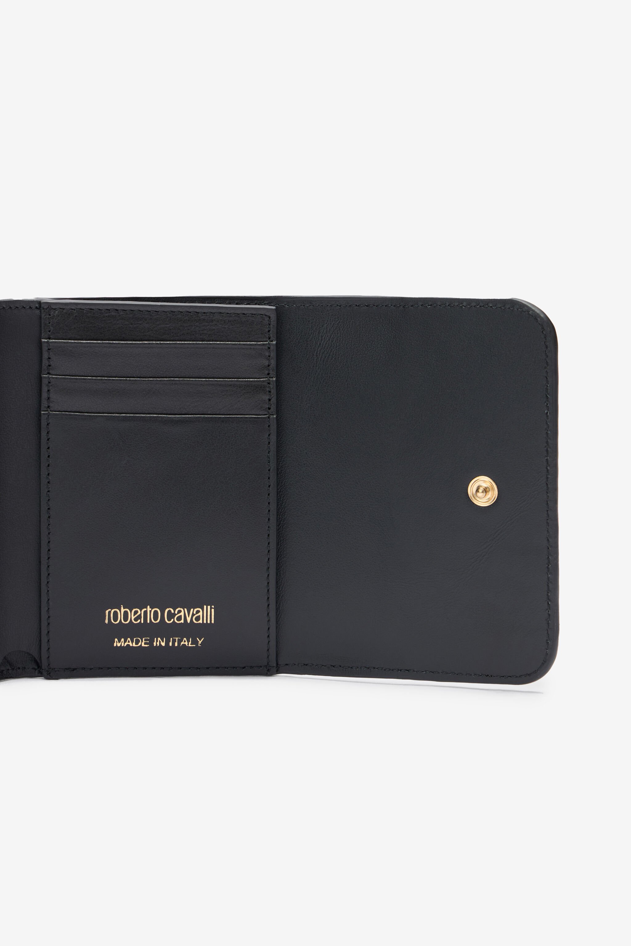 RC Small wallet in printed leather with logo Black/White TKA002-PZ02S