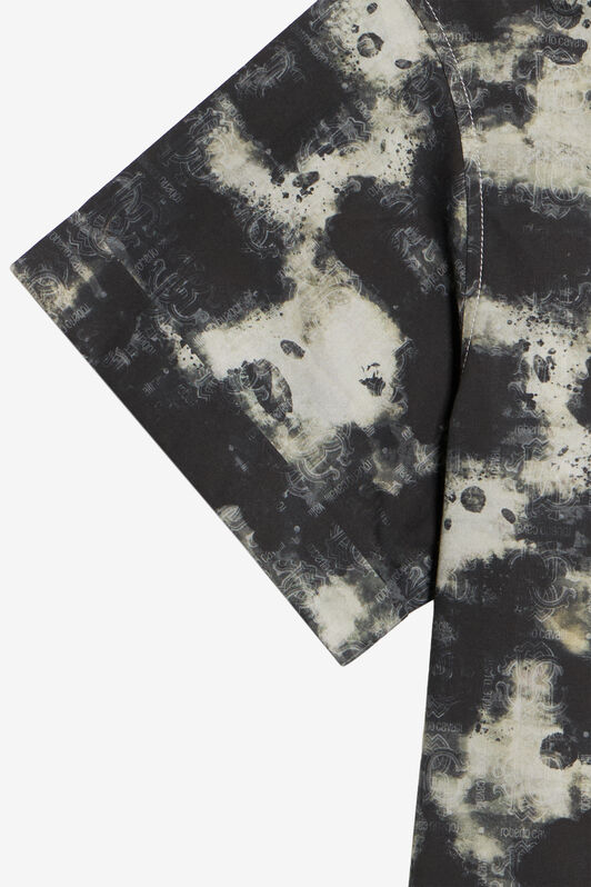 JU Baumwollhemd Mit Camouflage-Motiv CAMOU BLACK WJT70J-6SR15