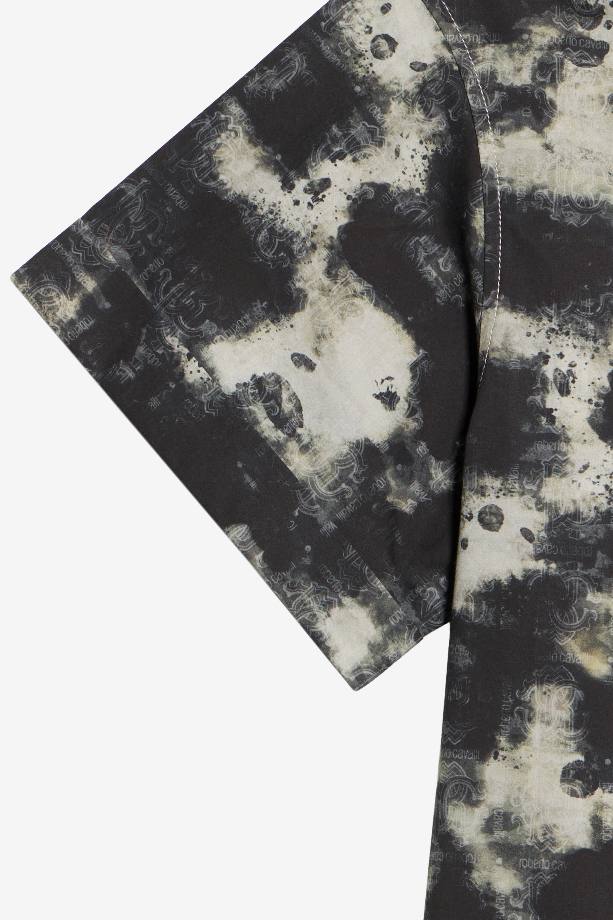 JU Baumwollhemd Mit Camouflage-Motiv CAMOU BLACK WJT70J-6SR15