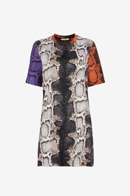${brand} Python-Print Mini Dress ${colorDescription} ${masterID}