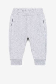 JU Pantaloni sportivi con Monogram RC Grigio QJT221-CF050