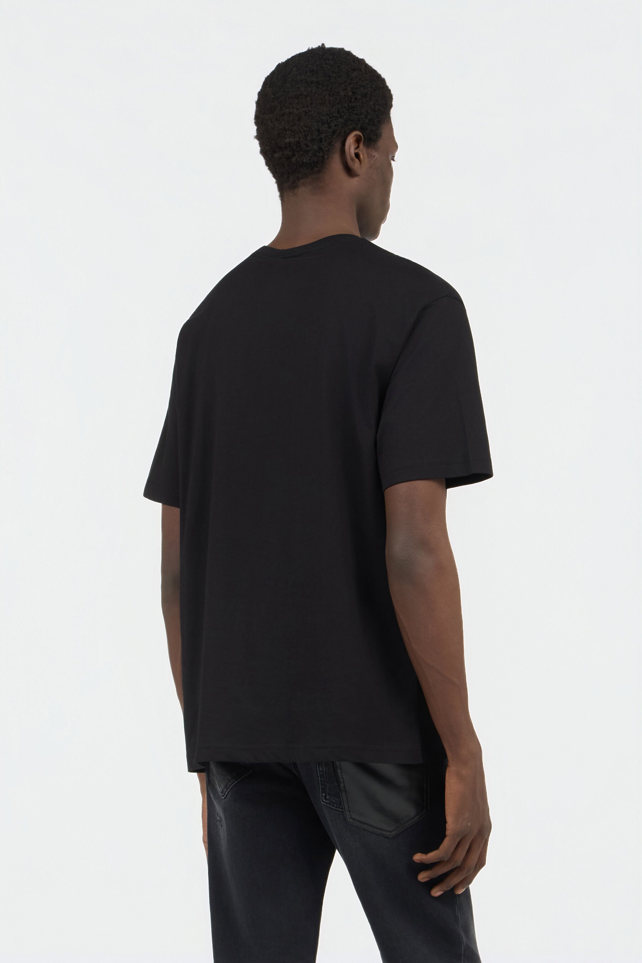 JC Black T-Shirt With Logo BLACK RRT934-RR196