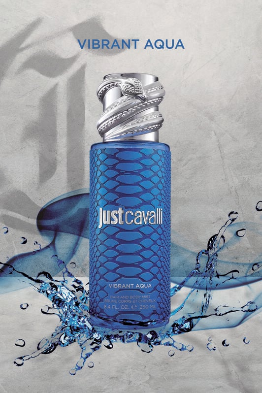 JC Just Cavalli Hair & Body Mist Vibrant Aqua 250Ml - Made In Italy GENERIC UALI08-II012