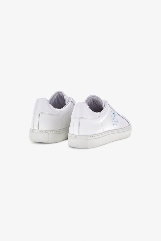 RC Sneakers con Monogram RC Bianco/Argento SKS031-PZA90