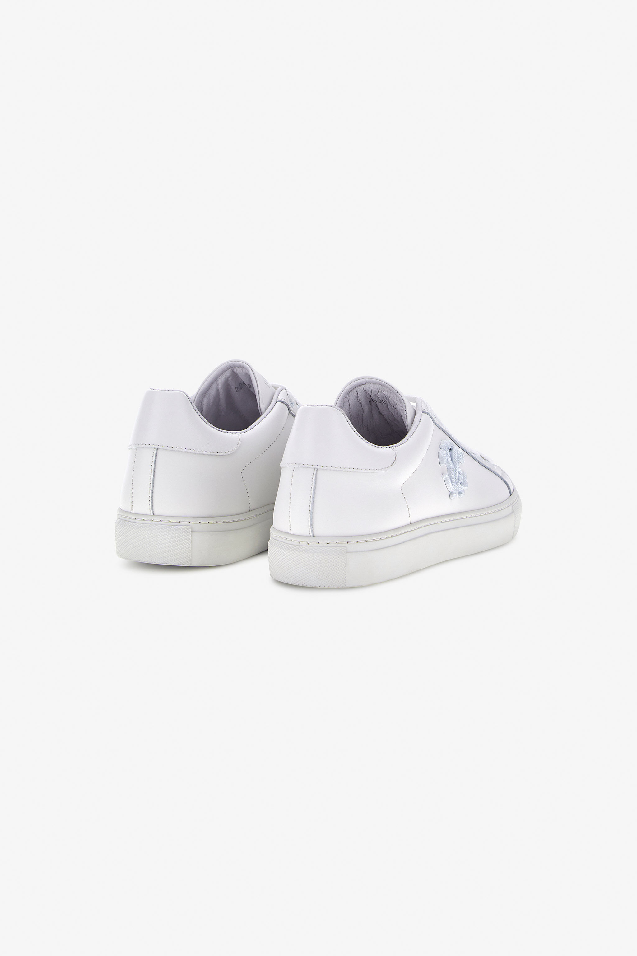 RC Sneakers con Monogram RC Bianco/Argento SKS031-PZA90