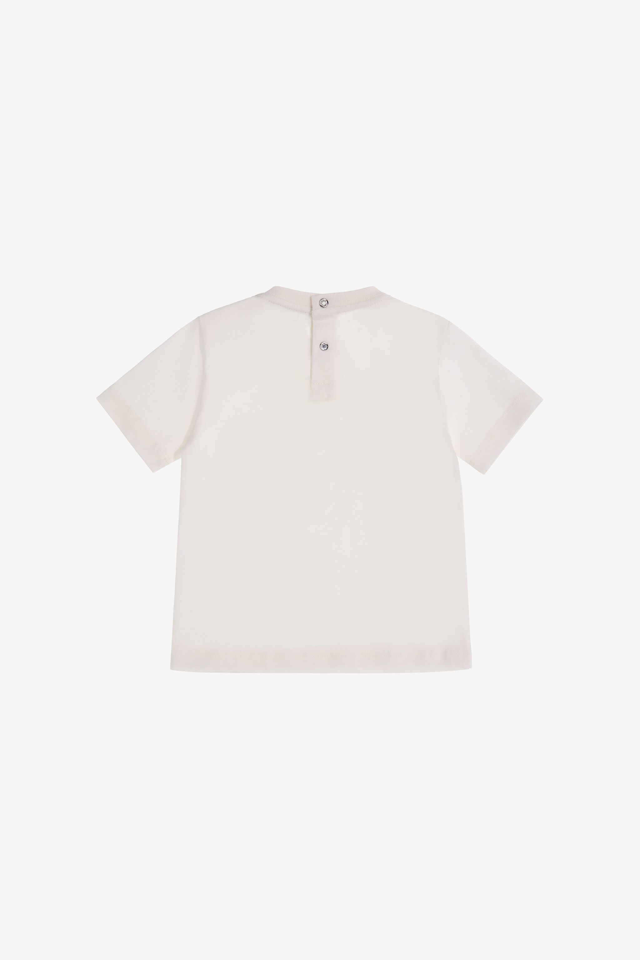 JU T-shirt with Monogram RC and Robot White SJT615-JD001