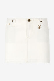 ${brand} Minigonna In Denim Sfrangiato ${colorDescription} ${masterID}