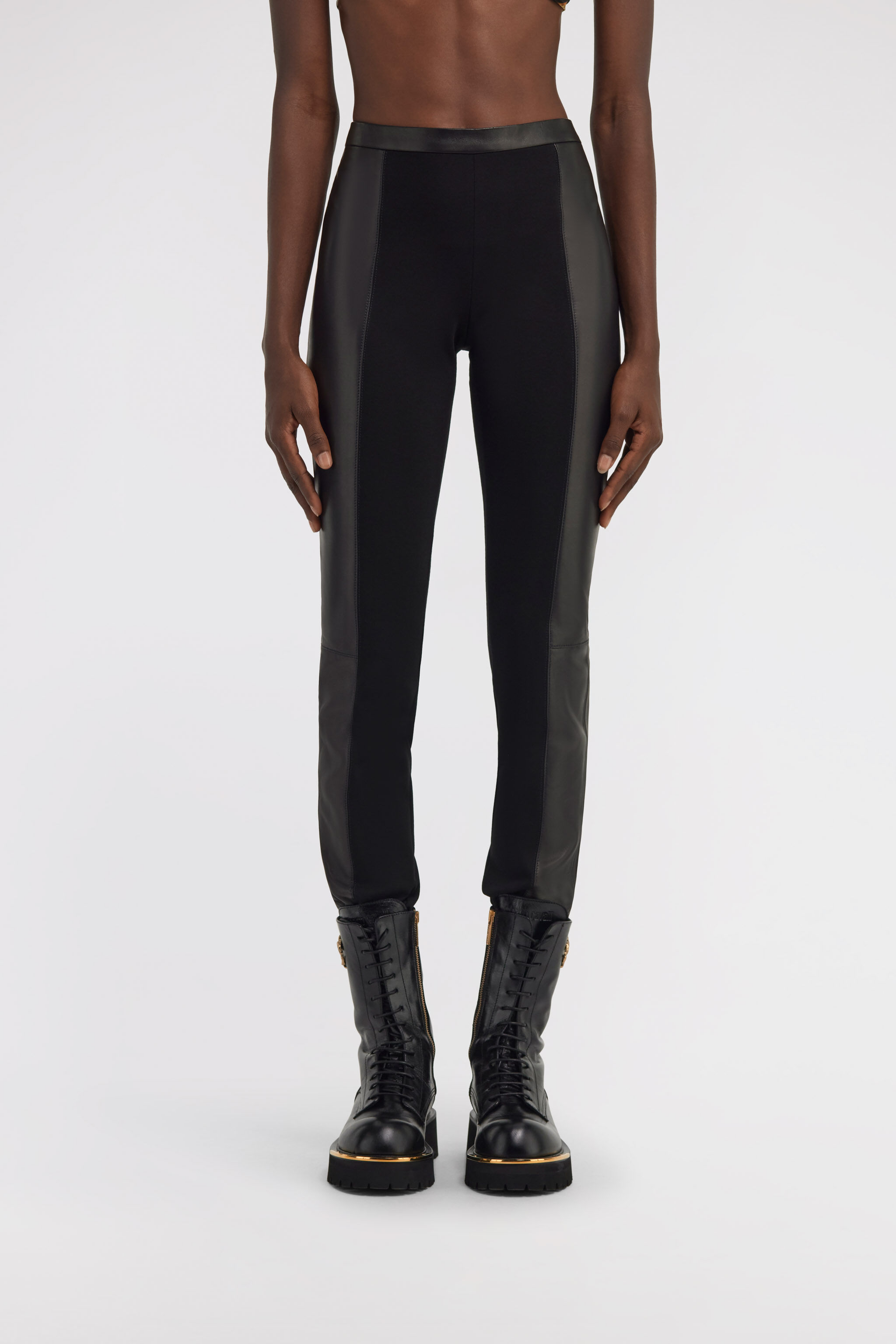 RC Leather Leggings Black TKP202-PN086